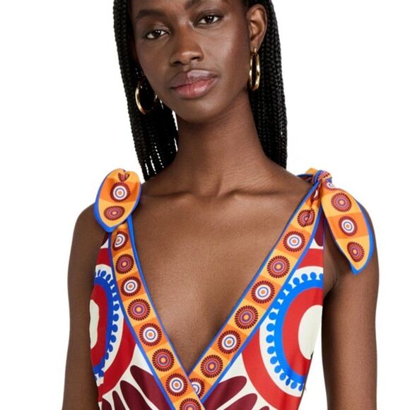 La DoubleJ Hazzard Swimsuit in Solar Placee XS $420 NWT Multicolor Print - Picture 10 of 16